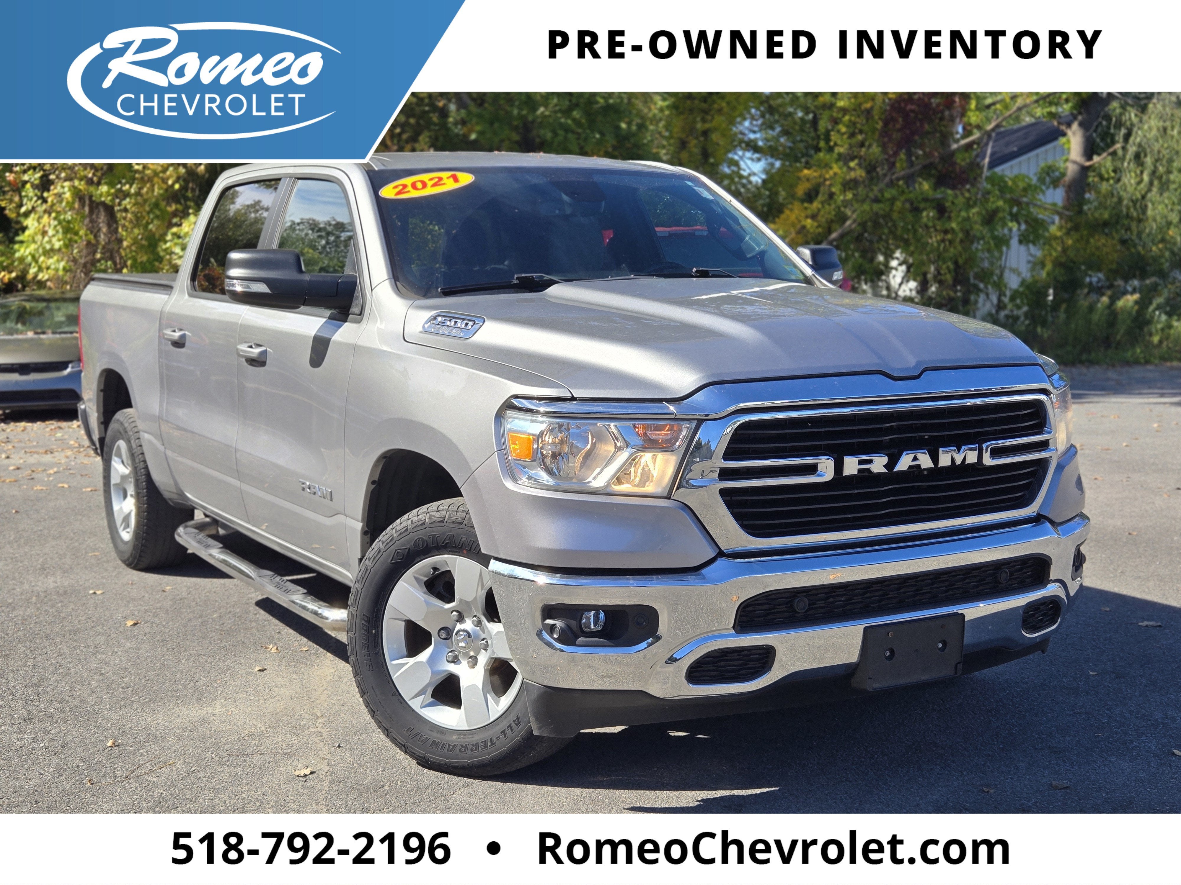2021 RAM 1500 Big Horn Crew Cab 4x4 5'7" Box